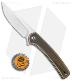 CIVIVI Mini Asticus Liner Lock Knife Black Rubbed Brass (3.25" Satin) -Civivi Knives Shop CIVIVI Mini Asticus LL Black Rubbed Brass Satin BHQ 134064 jr bottlecap