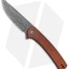 CIVIVI Mini Asticus Liner Lock Knife Cuibourtia Wood (3.25" Damascus)