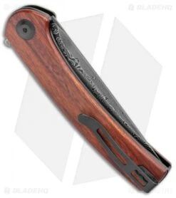 CIVIVI Mini Asticus Liner Lock Knife Cuibourtia Wood (3.25" Damascus) 6 CIVIVI Mini Asticus Liner Lock Knife Cuibourtia Wood (3.25" Damascus) -Civivi Knives Shop CIVIVI Mini Asticus LL Cuibourtia Wood Damascus BHQ 134069 jr side
