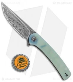 CIVIVI Mini Asticus Liner Lock Knife Natural G-10 (3.25" Damascus) -Civivi Knives Shop CIVIVI Mini Asticus LL Natural G 10 Damascus BHQ 134068 jr bottlecap