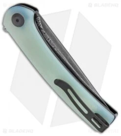 CIVIVI Mini Asticus Liner Lock Knife Natural G-10 (3.25" Damascus) -Civivi Knives Shop CIVIVI Mini Asticus LL Natural G 10 Damascus BHQ 134068 jr side