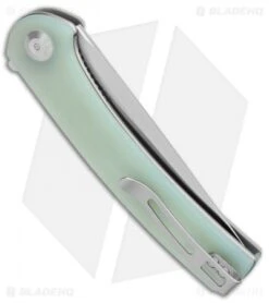 CIVIVI Mini Asticus Liner Lock Knife Natural Jade G-10 (3.25" Satin) -Civivi Knives Shop CIVIVI Mini Asticus LL Natural G 10 Satin BHQ 134065 jr side