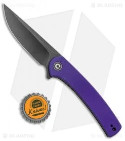 CIVIVI Mini Asticus Liner Lock Knife Purple G-10 (3.25" Black Stonewash) -Civivi Knives Shop CIVIVI Mini Asticus LL Purple G 10 Black SW BHQ 134066 jr bottlecap