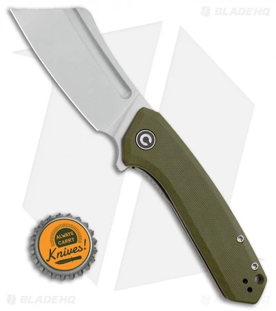 CIVIVI Mini Bullmastiff Liner Lock Knife OD Green G-10 (3" Stonewash) 4 CIVIVI Mini Bullmastiff Liner Lock Knife OD Green G-10 (3" Stonewash) - Image 4