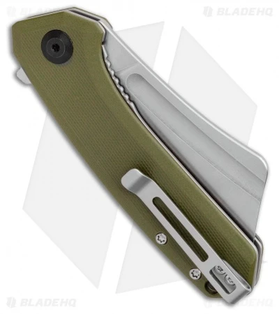 CIVIVI Mini Bullmastiff Liner Lock Knife OD Green G-10 (3" Stonewash) 3 CIVIVI Mini Bullmastiff Liner Lock Knife OD Green G-10 (3" Stonewash) - Image 3