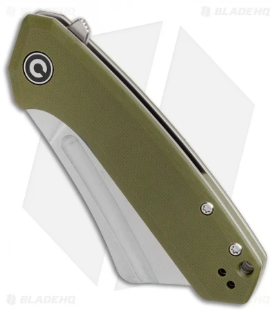 CIVIVI Mini Bullmastiff Liner Lock Knife OD Green G-10 (3" Stonewash) 2 CIVIVI Mini Bullmastiff Liner Lock Knife OD Green G-10 (3" Stonewash) - Image 2