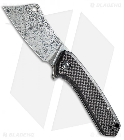 CIVIVI Mini Mastodon Liner Lock Knife Black G-10/CF (3" Damascus) 1 CIVIVI Mini Mastodon Liner Lock Knife Black G-10/CF (3" Damascus)