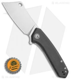 CIVIVI Mini Mastodon Liner Lock Knife Black G-10 (3" Stonewash) -Civivi Knives Shop CIVIVI Mini Mastodon Liner Lock Knife Black G 10 3 Stonewash C2011C BHQ 115279 LS Bottlecap