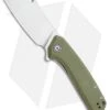 CIVIVI Mini Mastodon Liner Lock Knife OD Green G-10 (3" Stonewash)