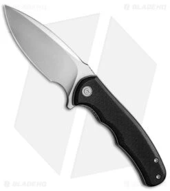 CIVIVI Mini Praxis Flipper Liner Lock Knife Black G-10 (2.98" Satin D2)