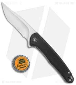 CIVIVI Mini Sandbar Liner Lock Knife Black G-10 (2.9" Satin) C20011-1 -Civivi Knives Shop CIVIVI Mini Sandbar LL Knife Natural Black G 10 Satin BHQ 142901 jr bottlecap
