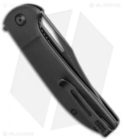 CIVIVI Ortis Liner Lock Knife Black FRN (3.25" Black Stonewash) C2013D -Civivi Knives Shop CIVIVI Ortis Liner Lock Knife Black FRN 3.2 Black Stonewash C2013D BHQ 115975 LS Side