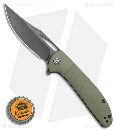 CIVIVI Ortis Liner Lock Knife OD Green FRN (3.2" Black) C2013C 4 CIVIVI Ortis Liner Lock Knife OD Green FRN (3.2" Black) C2013C - Image 4