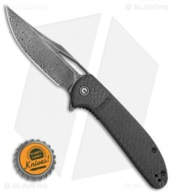 CIVIVI Ortis Liner Lock Knife Twill CF (3.25" Black Damascus) C2013DS-1 7 CIVIVI Ortis Liner Lock Knife Twill CF (3.25" Black Damascus) C2013DS-1 -Civivi Knives Shop CIVIVI Ortis Liner Lock Knife Twill CF 3.2 Black Damascus C2013DS 1 BHQ 115976 LS Bottlecap