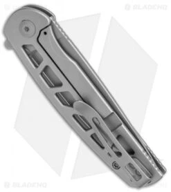 CIVIVI Perf Skeletonized Frame Lock Knife Stainless Steel (3.1" SW) -Civivi Knives Shop CIVIVI Perf Skeletonized FL SS SW BHQ 120916 jr side