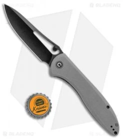 CIVIVI Picaro Liner Lock Knife Gray G-10 (3.94" Black Stonewash) -Civivi Knives Shop CIVIVI Picarto LL Gray G 10 Black SW C916C BHQ 105671 jr bottlecap