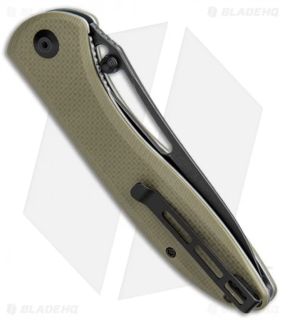 CIVIVI Picaro Liner Lock Knife OD Green G-10 (3.94" Black Stonewash) 3 CIVIVI Picaro Liner Lock Knife OD Green G-10 (3.94" Black Stonewash) - Image 3