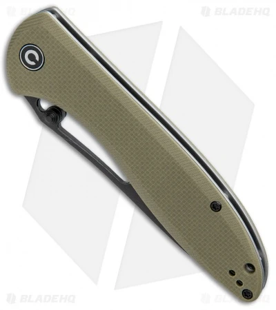 CIVIVI Picaro Liner Lock Knife OD Green G-10 (3.94" Black Stonewash) 2 CIVIVI Picaro Liner Lock Knife OD Green G-10 (3.94" Black Stonewash) - Image 2