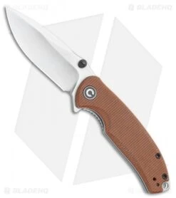 CIVIVI Pintail Liner Lock Knife Brown Micarta (3" Satin) C2020A