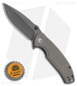 CIVIVI Pintail Liner Lock Knife Dark Green Micarta (3" Black SW) C2020C -Civivi Knives Shop CIVIVI Pintail Liner Lock Knife Dark Green Micarta 3.00 Black SW C2020C BHQ 118011 LS Bottlecap