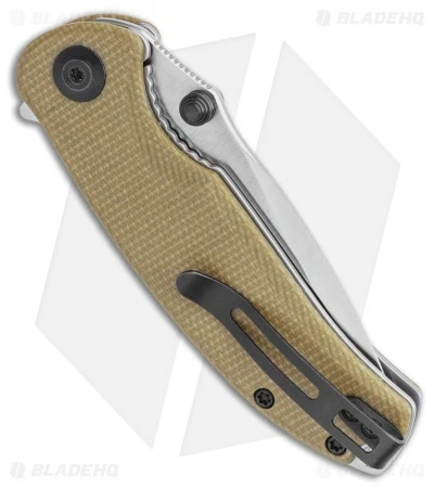 CIVIVI Pintail Liner Lock Knife Olive Green Micarta (3" Satin) C2020B 3 CIVIVI Pintail Liner Lock Knife Olive Green Micarta (3" Satin) C2020B - Image 3