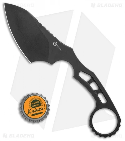 CIVIVI Planck Skeletonized Fixed Blade Knife (2.9" Black Stonewash) C2022B 4 CIVIVI Planck Skeletonized Fixed Blade Knife (2.9" Black Stonewash) C2022B - Image 4