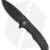 CIVIVI Praxis Flipper Liner Lock Knife Coarse Black Micarta (3.75" Black) C803G