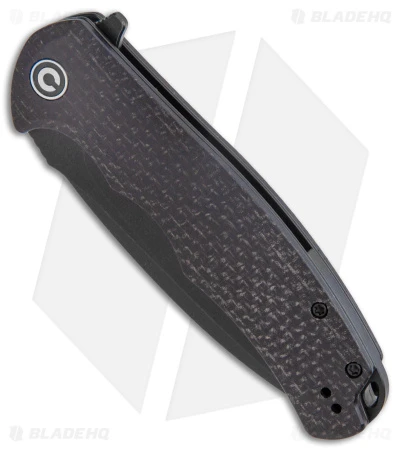 CIVIVI Praxis Flipper Liner Lock Knife Coarse Black Micarta (3.75" Black) C803G 2 CIVIVI Praxis Flipper Liner Lock Knife Coarse Black Micarta (3.75" Black) C803G - Image 2