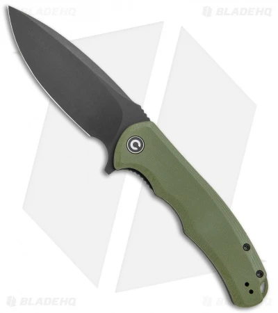 CIVIVI Praxis Flipper Liner Lock Knife OD Green G-10 (3.75" Black) C803F 1 CIVIVI Praxis Flipper Liner Lock Knife OD Green G-10 (3.75" Black) C803F