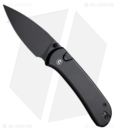 CIVIVI Qubit Button Lock Knife Black Aluminum (3.4" Black Stonewash) 1 CIVIVI Qubit Button Lock Knife Black Aluminum (3.4" Black Stonewash)