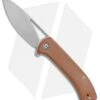 CIVIVI Riffle Liner Lock Knife Brown Micarta (3.5" Stonewash) C2024A