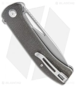 CIVIVI Riffle Liner Lock Knife Dark Green Micarta (3.5" Stonewash) C2024C 6 CIVIVI Riffle Liner Lock Knife Dark Green Micarta (3.5" Stonewash) C2024C -Civivi Knives Shop CIVIVI Riffle LL Dark Green Micarta SW BHQ 120368 jr side