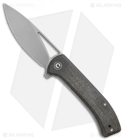 CIVIVI Riffle Liner Lock Knife Dark Green Micarta (3.5" Stonewash) C2024C 1 CIVIVI Riffle Liner Lock Knife Dark Green Micarta (3.5" Stonewash) C2024C