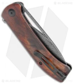 CIVIVI Riffle Liner Lock Knife Sandalwood (3.5" Damascus) C2024DS-2 6 CIVIVI Riffle Liner Lock Knife Sandalwood (3.5" Damascus) C2024DS-2 -Civivi Knives Shop CIVIVI Riffle LL Sandalwood Damascus C2024DS 2 BHQ 120370 jr side