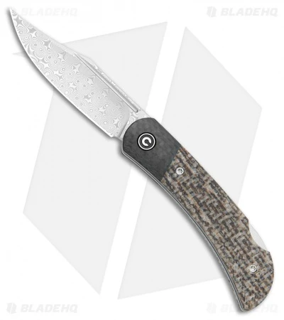 CIVIVI Rustic Gent Lock Back Knife Matrix Micarta/CF (2.97" Damascus) C914DS-2 1 CIVIVI Rustic Gent Lock Back Knife Matrix Micarta/CF (2.97" Damascus) C914DS-2