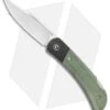 CIVIVI Rustic Gent Lock Back Knife Green Micarta/CF (2.97" Satin D2) C914B