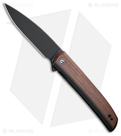 CIVIVI Savant Frame Lock Knife Cuibourtia Wood/Black (3.5" Black SW) C20063B-1 1 CIVIVI Savant Frame Lock Knife Cuibourtia Wood/Black (3.5" Black SW) C20063B-1