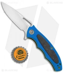 CIVIVI Shard Liner Lock Knife Blue G-10/CF (2.95" Satin) C806C -Civivi Knives Shop CIVIVI Shard LL Blue G 10 CF Satin C806C BHQ 92546 jr bottlecap