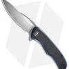 CIVIVI Shredder Liner Lock Knife Black/Blue Layered G-10 (3.7" Satin D2) C912A