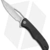 CIVIVI Shredder Liner Lock Knife Textured Black G-10 (3.7" Damascus) C912DS
