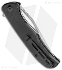 CIVIVI Shredder Liner Lock Knife Textured Black G-10 (3.7" Damascus) C912DS -Civivi Knives Shop CIVIVI Shredder LL Textured Black G 10 Damascus BHQ 110934 jr side