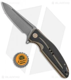 CIVIVI Statera Flipper Liner Lock Knife Tan Carbon Fiber (3.5" SW) C901A 7 CIVIVI Statera Flipper Liner Lock Knife Tan Carbon Fiber (3.5" SW) C901A -Civivi Knives Shop CIVIVI Statera Flipper LL Tan CF SW C901A BHQ 93883 jr bottlecap