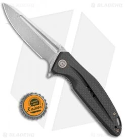 CIVIVI Statera Flipper Liner Lock Knife Black G10/Carbon Fiber (3.5" Damascus) -Civivi Knives Shop CIVIVI Statera Flipper Liner Lock Black G 10 Carbon Fiber Damascus C901DS BHQ 104239 jr bottlecap
