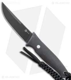 CIVIVI Terzuola Tamashii Fixed Blade Knife Dark Green Micarta (4.07" Black SW)