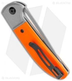 CIVIVI Trailblazer Slip Joint Knife Orange G10 (3" Stonewash) C2018A -Civivi Knives Shop CIVIVI Trailblazer SJ Orange G 10 Gray C2018A BHQ 116971 jr side
