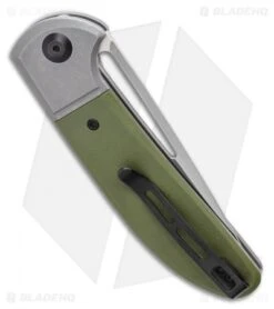 CIVIVI Trailblazer XL Slip Joint Knife OD Green G10 (3.5" Stonewash) C2101A -Civivi Knives Shop CIVIVI Trailblazer XL Slip Joint Knife OD Green G10 3.5 Stonewash C2101A BHQ 122534 LS Side