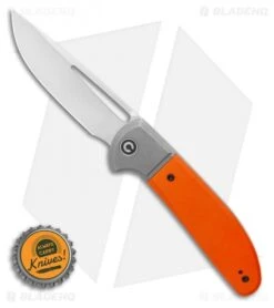 CIVIVI Trailblazer XL Slip Joint Knife Orange G10 (3.5" Stonewash) C2101B -Civivi Knives Shop CIVIVI Trailblazer XL Slip Joint Knife Orange G10 3.5 Stonewash C2101B BHQ 122535 LS Bottlecap