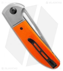 CIVIVI Trailblazer XL Slip Joint Knife Orange G10 (3.5" Stonewash) C2101B -Civivi Knives Shop CIVIVI Trailblazer XL Slip Joint Knife Orange G10 3.5 Stonewash C2101B BHQ 122535 LS Side