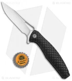 CIVIVI Wyvern Folding Flipper Knife Black FRN (3.5" Satin) C902B -Civivi Knives Shop CIVIVI Wyvern Black FRN Satin C902B BHQ 93890 jr bottlecap