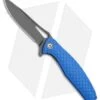 CIVIVI Wyvern Folding Flipper Knife Blue FRN (3.5" Black)